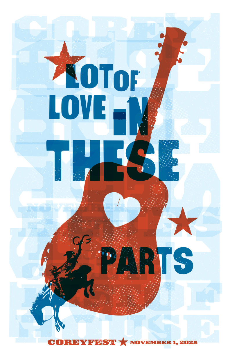 CoreyFest 2025 Love Poster