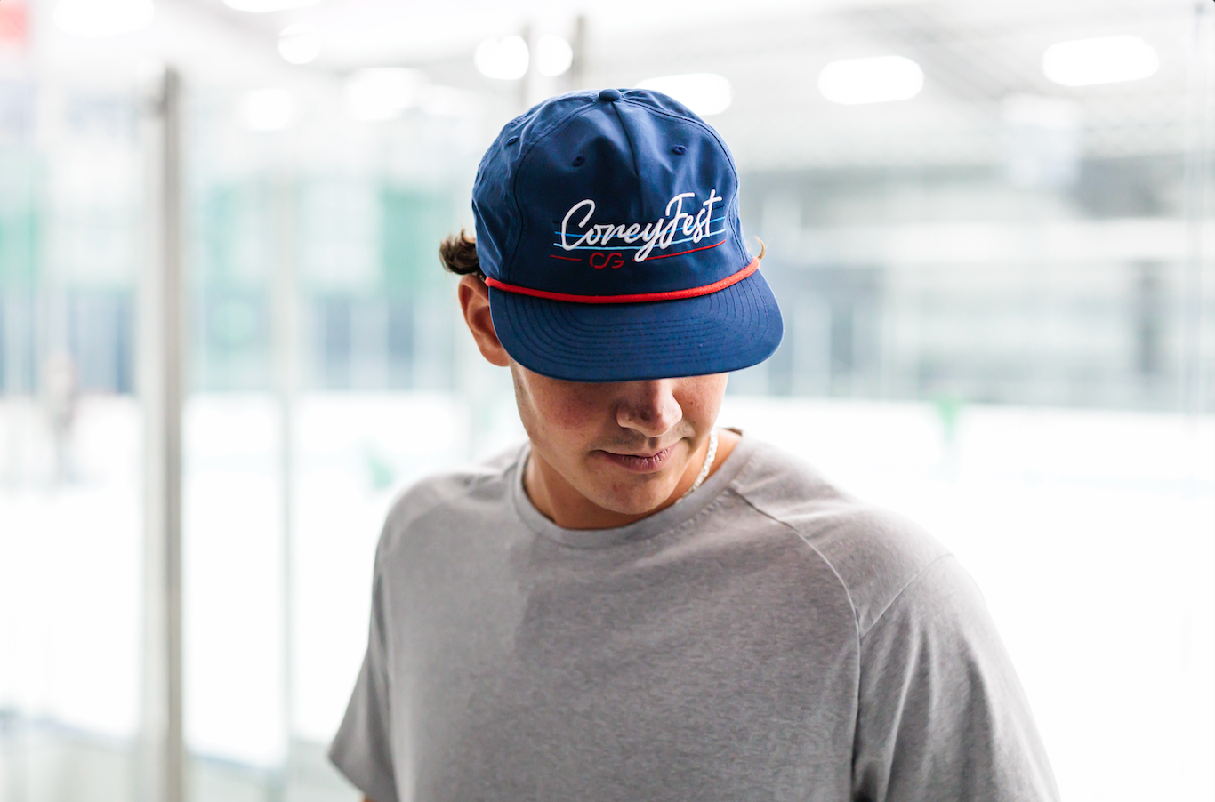 CoreyFest Blue Flat Brim