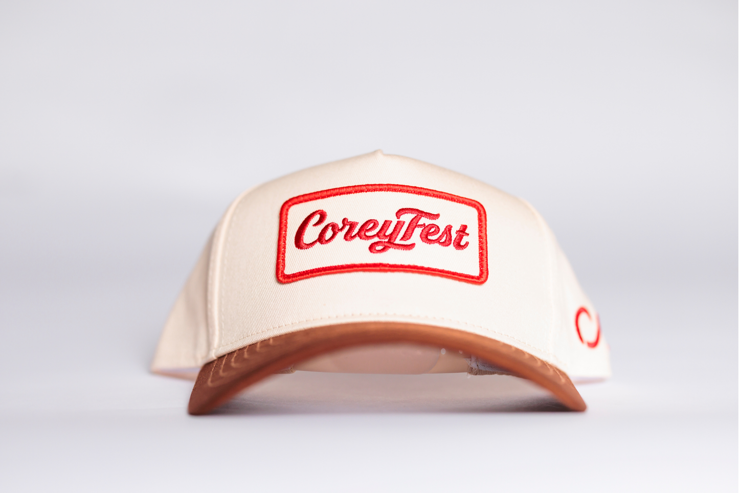 Cream and Brown with Coreyfest Patch