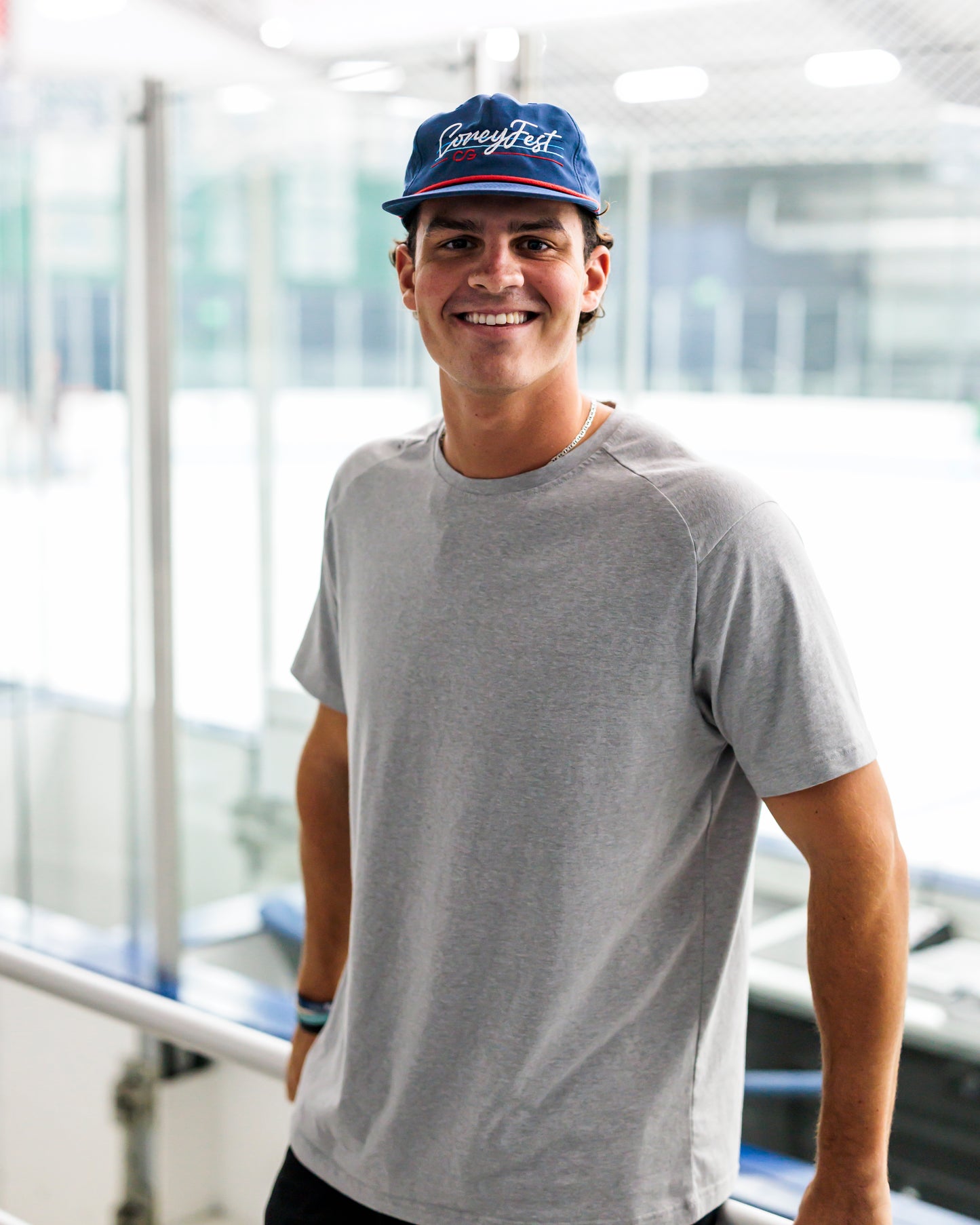 CoreyFest Blue Flat Brim