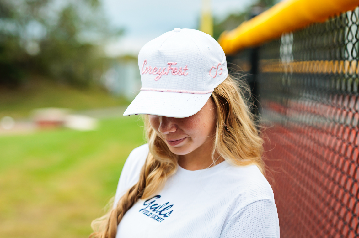 CoreyFest Cursive Peach