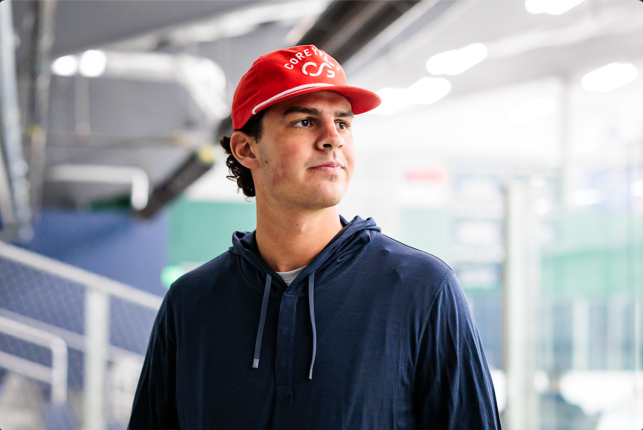 CoreyFest Red Flat Brim