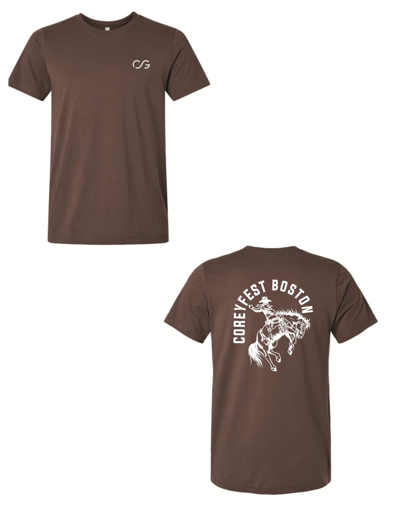 CoreyFest Brown Shirt
