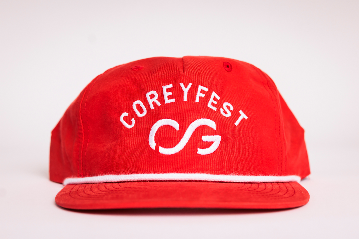 CoreyFest Red Flat Brim