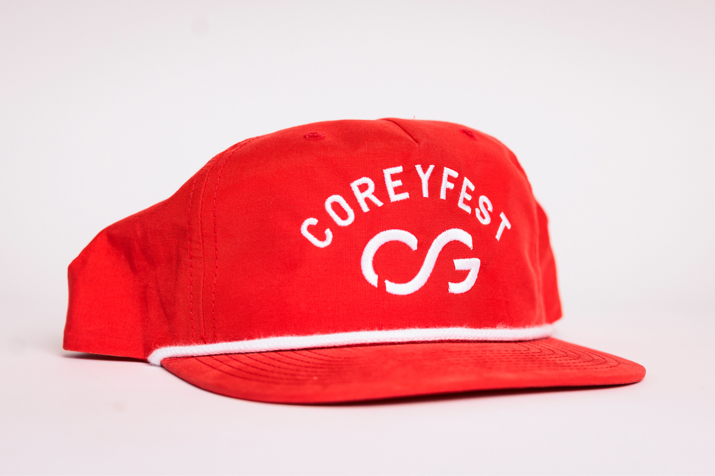 CoreyFest Red Flat Brim