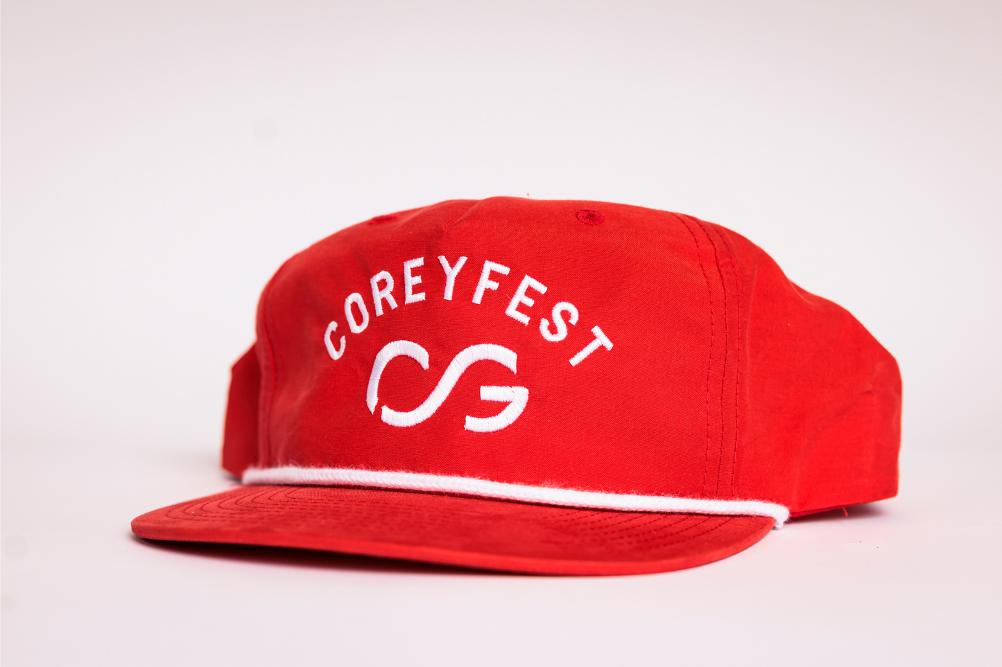 CoreyFest Red Flat Brim