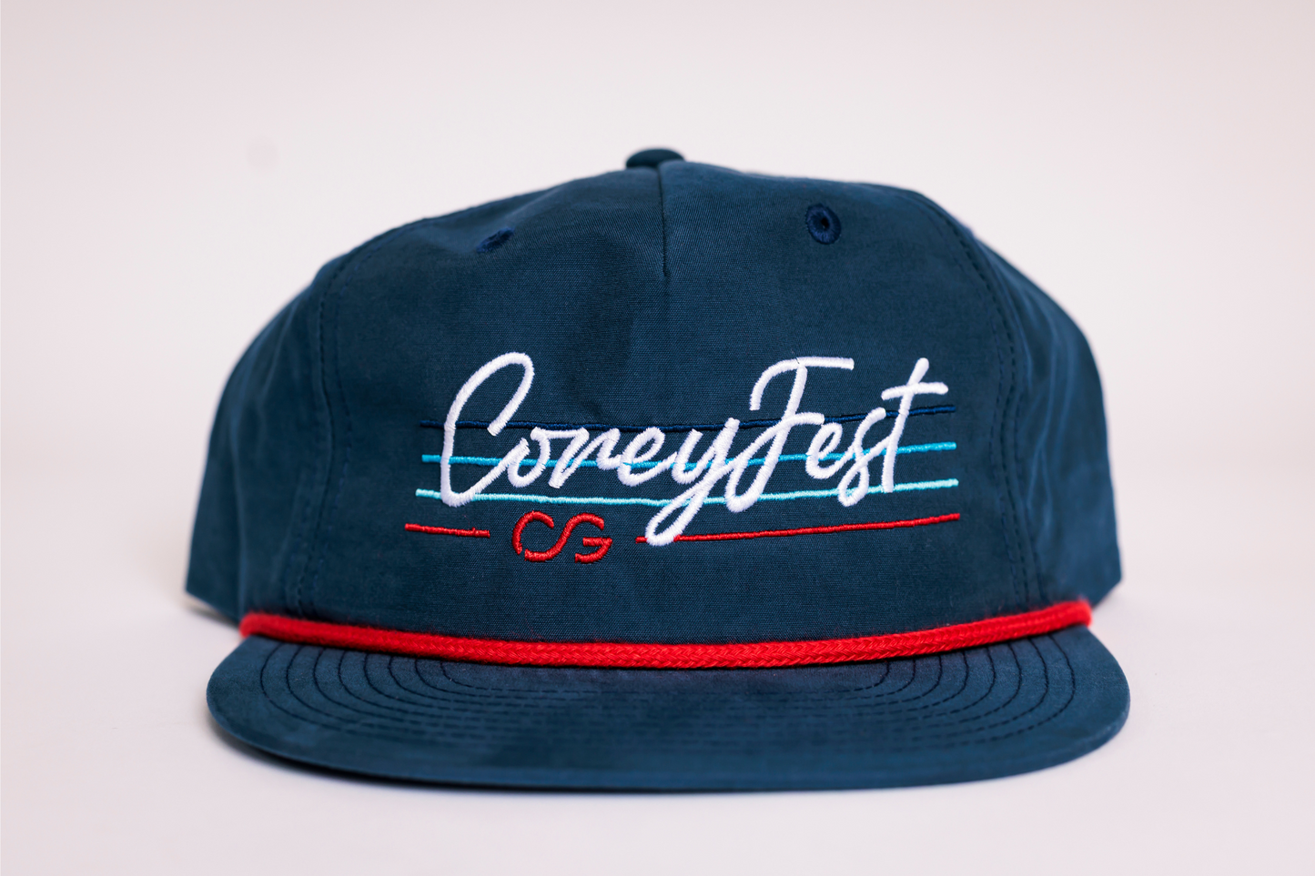 CoreyFest Blue Flat Brim