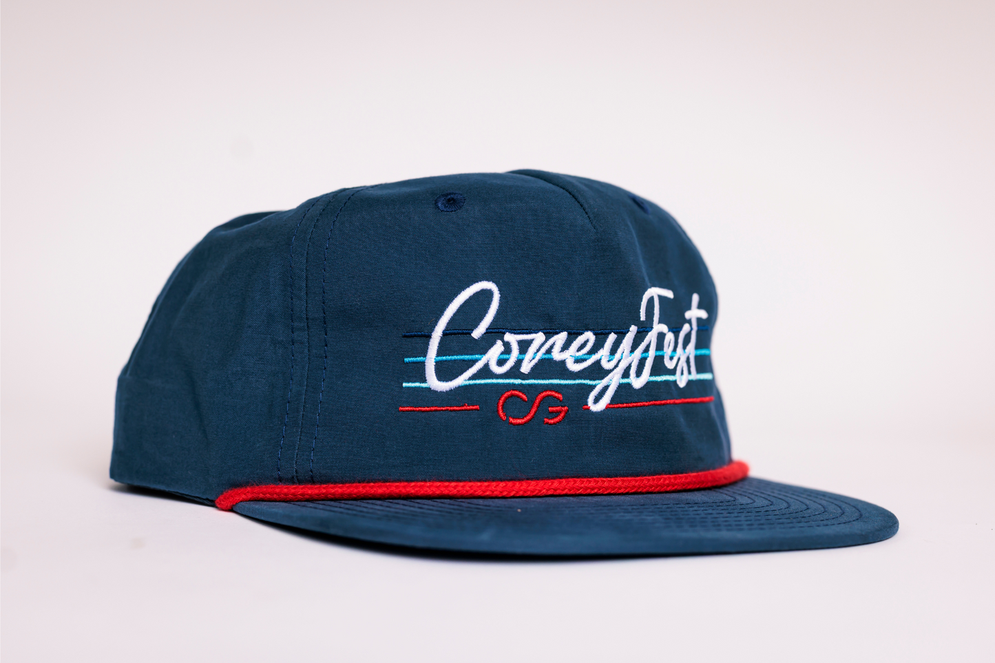 CoreyFest Blue Flat Brim
