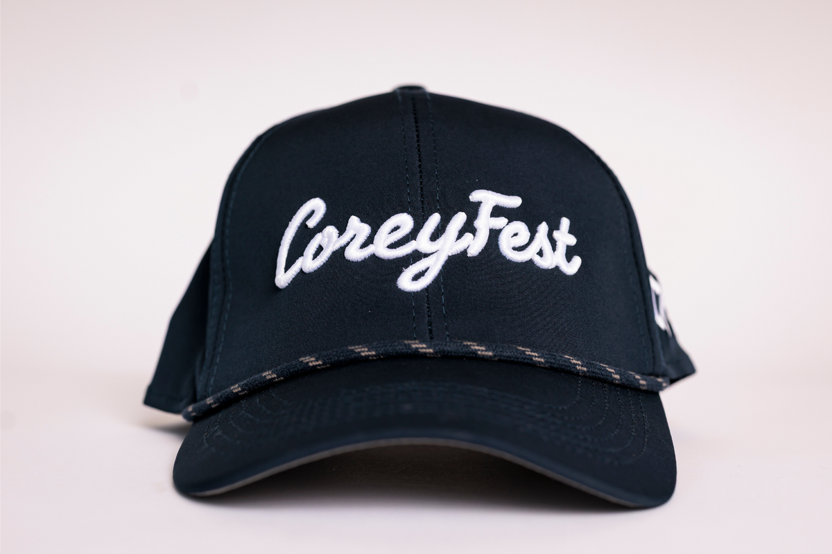 CoreyFest Cursive Navy