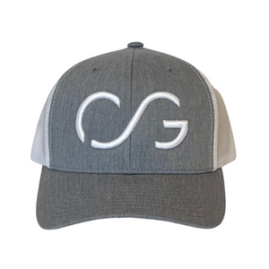 Gray/White Trucker hat