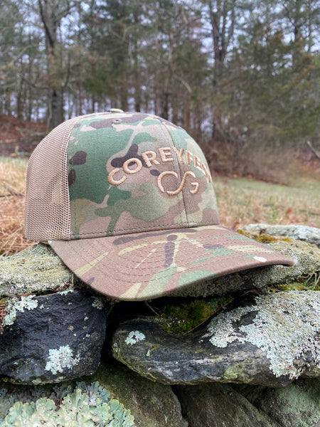 Classic Green Multicam with Khaki mesh